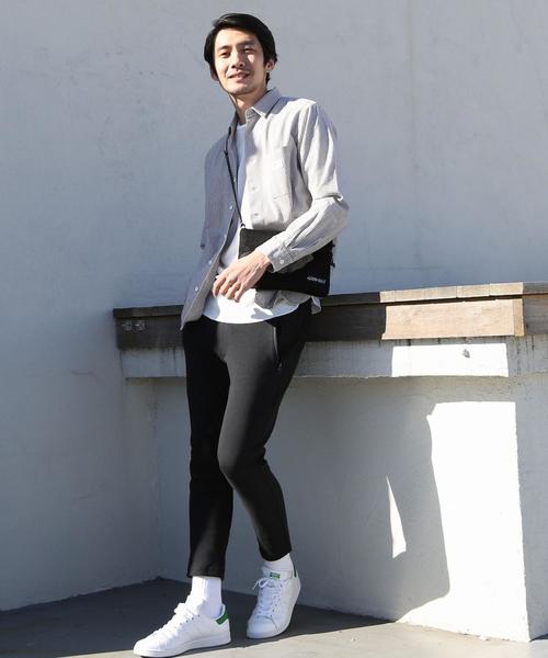 Gramicci（グラミチ）の「Gramicci(グラミチ)別注メッシュニットサコッシュバッグ（ショルダーバッグ・メンズ・ホワイト/ブラック/ネイビー/レッド・FREE）」の22枚目の写真