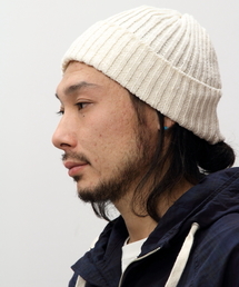 BEAMS PLUS | BEAMS PLUS / コットンリネンワッチキャップ(ニットキャップ/ビーニー)