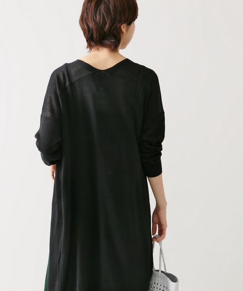 plage（プラージュ）の「BOMBAY ロングカーディガン◆（Tシャツ/カットソー・レディース・ブラック/キャメル・FREE）」の13枚目の写真