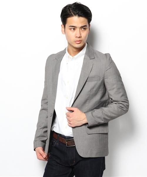 CASPER JOHN(キャスパージョン)の「【MANGROVE】 ZOZOTOWN限定プレミアトロピカルテーラード(テーラードジャケット・メンズ・ブラック/グレー/ライトグレー・MEDIUM/LARGE)」の3枚目の写真