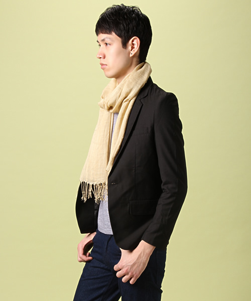 CASPER JOHN(キャスパージョン)の「【MANGROVE】 ZOZOTOWN限定プレミアトロピカルテーラード(テーラードジャケット・メンズ・ブラック/グレー/ライトグレー・MEDIUM/LARGE)」の4枚目の写真