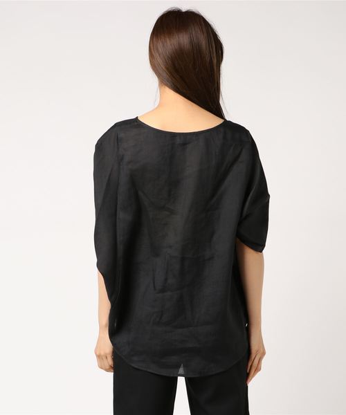 RIVE DROITE（リヴドロワ）の「リネンドルマンブラウス（シャツ/ブラウス・レディース・オレンジ/ブラック/ホワイト・FREE）」の5枚目の写真