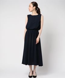 ノースリーブロングワンピース