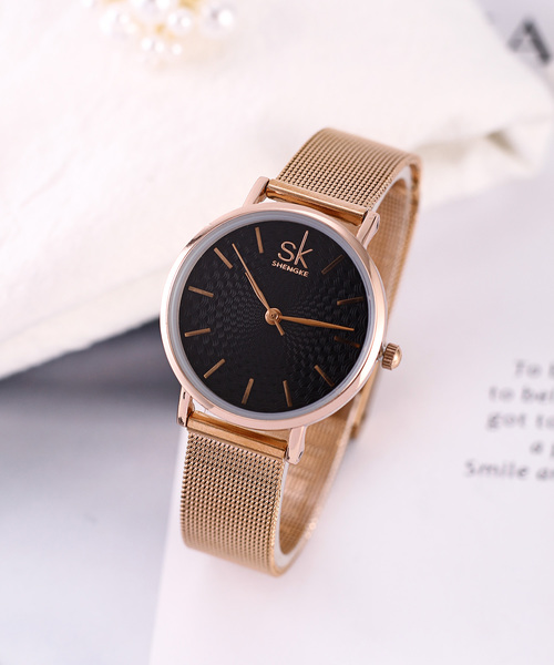 おしゃれスタ（オシャレスタ）の「【XROSS RAY】メッシュベルト　ウオッチ（アナログ腕時計・レディース・オフホワイト/ホワイト系その他/ピンク/サックスブルー/グレー/グリーン/ブラック/シルバー/ゴールド系その他/ゴールド/ブラック系その他/ピンク系その他/シルバー系その他/ピンク系その他2/ピンク系その他3/シルバー系その他2/ゴールド系その他2/ゴールド系その他4/ゴールド系その他3/ゴールド系その他5/ピンク系その他4・FREE）」の18枚目の写真