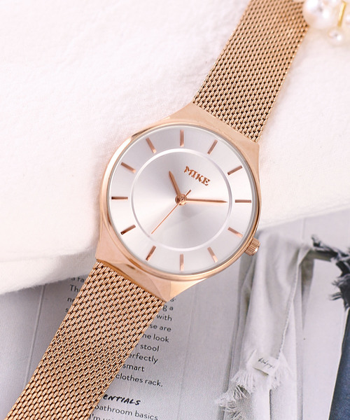 おしゃれスタ（オシャレスタ）の「【XROSS RAY】メッシュベルト　ウオッチ（アナログ腕時計・レディース・オフホワイト/ホワイト系その他/ピンク/サックスブルー/グレー/グリーン/ブラック/シルバー/ゴールド系その他/ゴールド/ブラック系その他/ピンク系その他/シルバー系その他/ピンク系その他2/ピンク系その他3/シルバー系その他2/ゴールド系その他2/ゴールド系その他4/ゴールド系その他3/ゴールド系その他5/ピンク系その他4・FREE）」の10枚目の写真