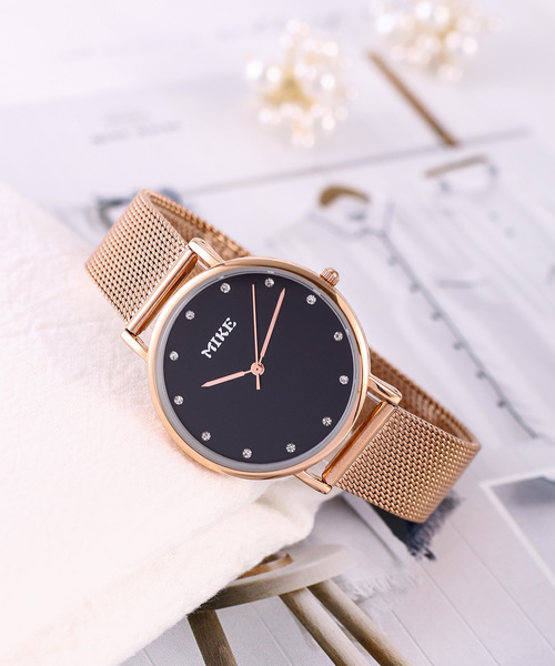 おしゃれスタ（オシャレスタ）の「【XROSS RAY】メッシュベルト　ウオッチ（アナログ腕時計・レディース・オフホワイト/ホワイト系その他/ピンク/サックスブルー/グレー/グリーン/ブラック/シルバー/ゴールド系その他/ゴールド/ブラック系その他/ピンク系その他/シルバー系その他/ピンク系その他2/ピンク系その他3/シルバー系その他2/ゴールド系その他2/ゴールド系その他4/ゴールド系その他3/ゴールド系その他5/ピンク系その他4・FREE）」の12枚目の写真