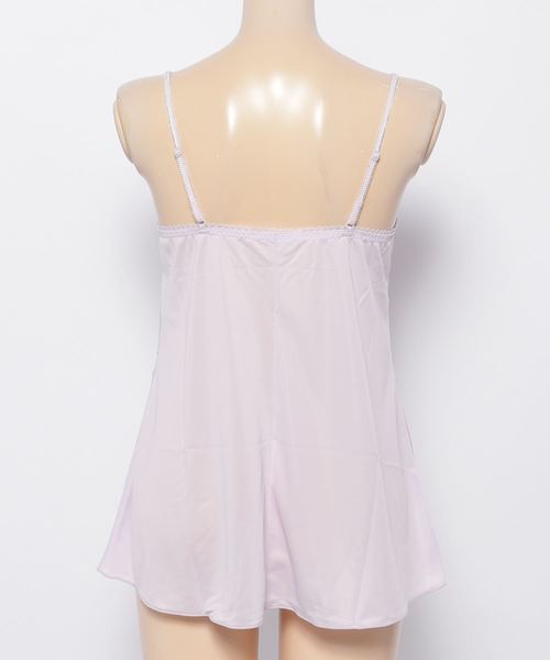 AMOSTYLE BY Triumph(アモスタイルバイトリンプ)の「夢みるブラPremium エアリーさらら ロングキャミソール AMST1175 L.CAMI(その他アンダーウェア/インナー・レディース・パープル/ピンク・M/L)」の4枚目の写真