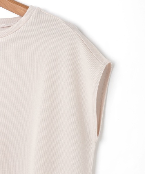 andme（アンドミー）の「フレンチスリーブニットソートップス（Tシャツ/カットソー・レディース・ブラック/ベージュ/カーキ/ネイビー/ライトグレー/ライトベージュ/オフホワイト/ブラウン/ミント/ブルー系その他/イエロー/レッド系その他・M/L/XXL/XL）」の21枚目の写真
