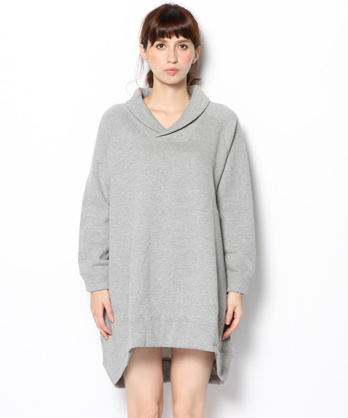 BEAMS BOY（ビームスボーイ）の「□BEAMS BOY / ショールカラー ワンピース（ワンピース・レディース・ライトグレー/レッド/オリーブ・ONE SIZE）」の11枚目の写真