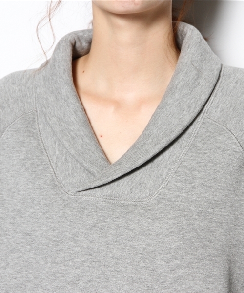 BEAMS BOY（ビームスボーイ）の「□BEAMS BOY / ショールカラー ワンピース（ワンピース・レディース・ライトグレー/レッド/オリーブ・ONE SIZE）」の7枚目の写真