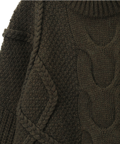 CLANE（クラネ）の「CROPPED 3D KNIT TOPS（ニット/セーター