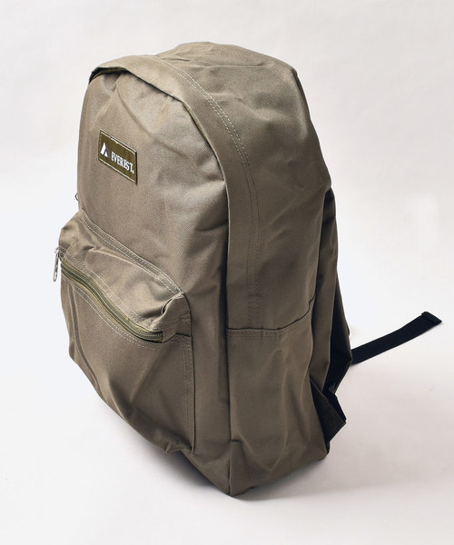 EVEREST（エベレスト）の「【EVEREST / エベレスト】ベーシックバックパック(PK)（バックパック/リュック・レディース・ホワイト/ブラック/グレー/チャコールグレー/ブラウン/ダークグリーン/オリーブ/ブルー/ネイビー/ターコイズブルー/パープル/ピンク/レッド/カーキオリーブ/ライトグリーン/コーラルピンク/エメラルド/アクア/ブルーグリーン/イエロー/ピンク系その他/レモンイエロー/ダークパープル/ライム/オレンジ/オレンジ系その他/ライトピンク/ダークオレンジ/バーガンディー/ベージュ/ブラック×ホワイト・FREE）」の2枚目の写真