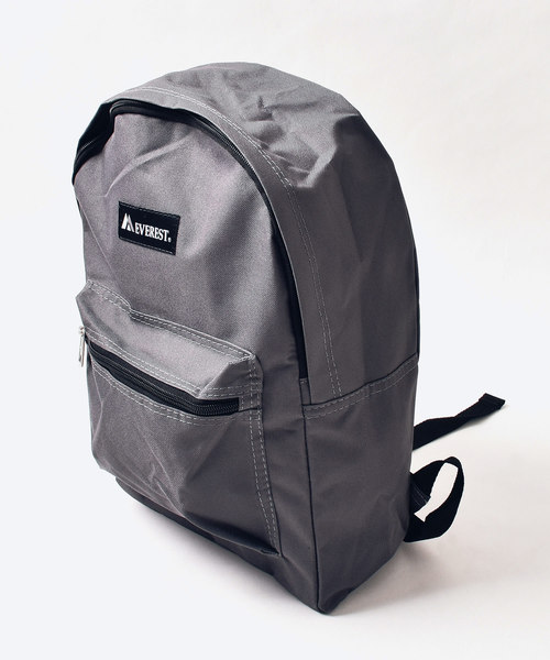 EVEREST（エベレスト）の「【EVEREST / エベレスト】ベーシックバックパック(PK)（バックパック/リュック・レディース・ホワイト/ブラック/グレー/チャコールグレー/ブラウン/ダークグリーン/オリーブ/ブルー/ネイビー/ターコイズブルー/パープル/ピンク/レッド/カーキオリーブ/ライトグリーン/コーラルピンク/エメラルド/アクア/ブルーグリーン/イエロー/ピンク系その他/レモンイエロー/ダークパープル/ライム/オレンジ/オレンジ系その他/ライトピンク/ダークオレンジ/バーガンディー/ベージュ/ブラック×ホワイト・FREE）」の6枚目の写真