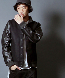 AMERICAN RAG CIE | AMERICAN RAG CIE レザースタジャン 113-GTR-M132-BL041∴(スタジャン)