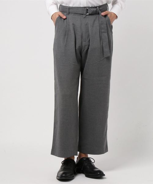 WEGO(ウィゴー)の「WEGO/起毛ストレッチワイドスラックス(スラックス・メンズ・ブラック/グレー・SMALL/MEDIUM/LARGE)」の10枚目の写真