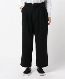 WEGO | WEGO/起毛ストレッチワイドスラックス(スラックス)