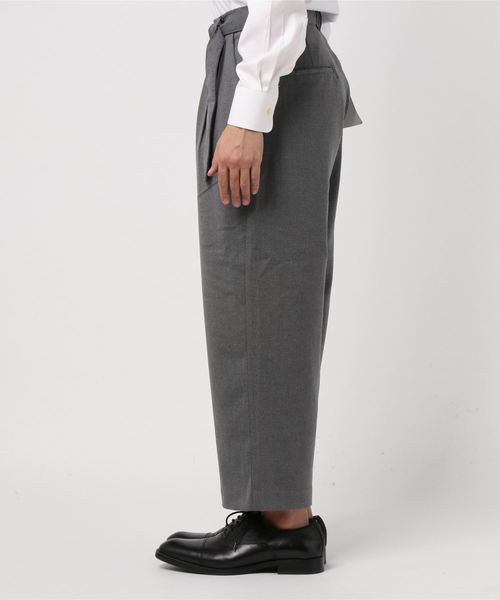 WEGO(ウィゴー)の「WEGO/起毛ストレッチワイドスラックス(スラックス・メンズ・ブラック/グレー・SMALL/MEDIUM/LARGE)」の13枚目の写真