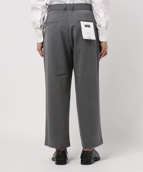 WEGO(ウィゴー)の「WEGO/起毛ストレッチワイドスラックス(スラックス・メンズ・ブラック/グレー・SMALL/MEDIUM/LARGE)」の12枚目の写真