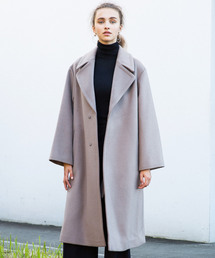 city | 【CITY】SUPER140'S WOOL MELTON ROBE COAT(チェスターコート)
