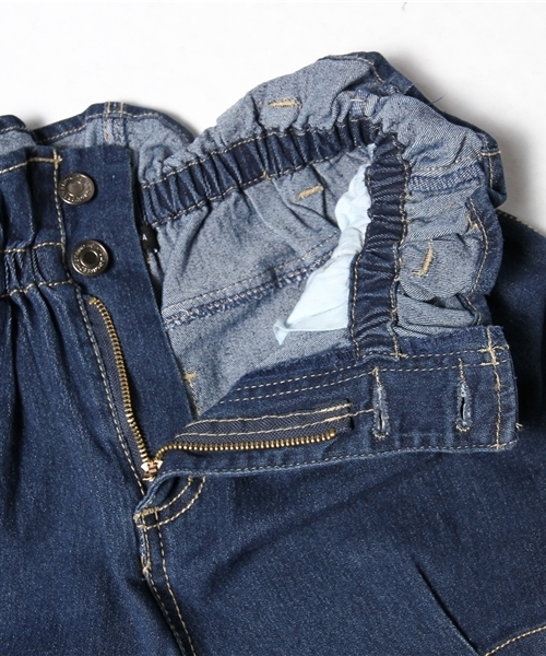 WEGO（ウィゴー）の「WEGO/デニムハイウエストショートパンツ（デニムパンツ・レディース・インディゴブルー/ライトインディゴブルー・FREE）」の9枚目の写真