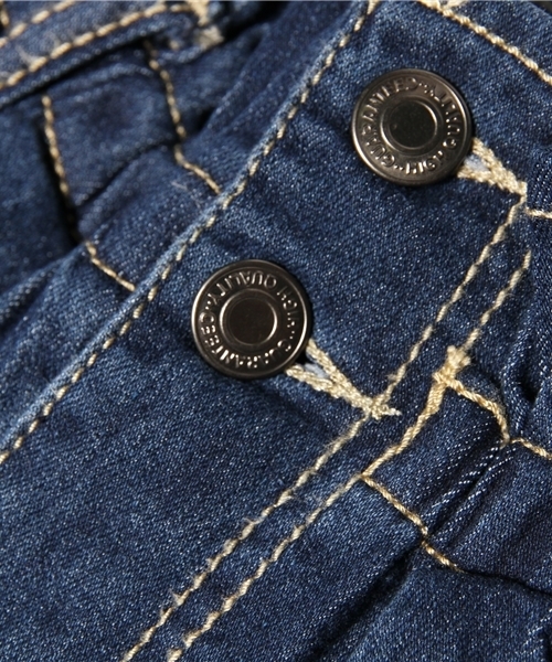 WEGO（ウィゴー）の「WEGO/デニムハイウエストショートパンツ（デニムパンツ・レディース・インディゴブルー/ライトインディゴブルー・FREE）」の10枚目の写真