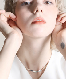 YArKA（ヤーカ）の「【YArKA/ヤーカ】silver925 simple flat necklace[SNK]/シンプルフラットネックレス(チョーカー） 4mm（ネックレス）」