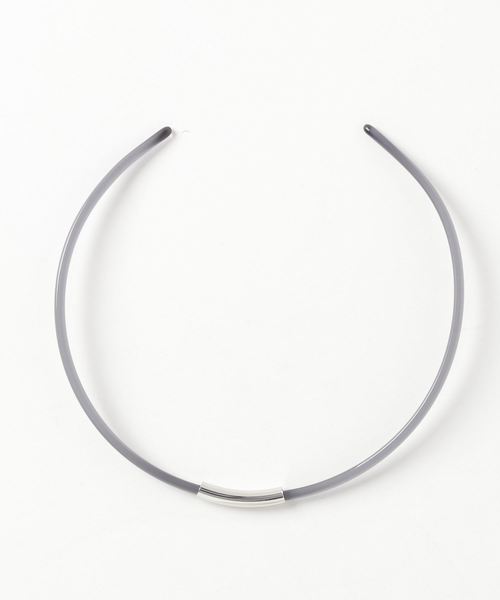 tone（トーン）の「【KuKuLu TOKYO】Hoopチョーカー／ニッケルフリー（チョーカー・レディース・ホワイト系その他/グレー系その他/ブラウン系その他/クリア/パープル/グリーン・FREE）」の12枚目の写真