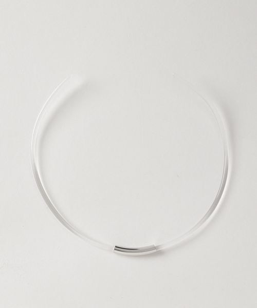 tone（トーン）の「【KuKuLu TOKYO】Hoopチョーカー／ニッケルフリー（チョーカー・レディース・ホワイト系その他/グレー系その他/ブラウン系その他/クリア/パープル/グリーン・FREE）」の13枚目の写真