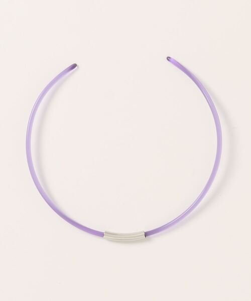 tone（トーン）の「【KuKuLu TOKYO】Hoopチョーカー／ニッケルフリー（チョーカー・レディース・ホワイト系その他/グレー系その他/ブラウン系その他/クリア/パープル/グリーン・FREE）」の21枚目の写真