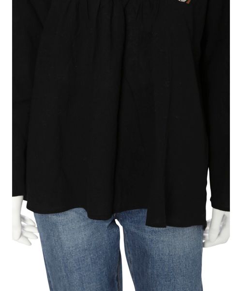 Ungrid(アングリッド)の「カラーエンブロイダリーブラウス(シャツ/ブラウス・レディース・ブラック/オフホワイト/イエロー・FREE)」の9枚目の写真