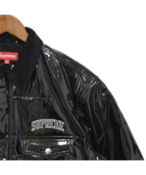 【希少】シュプリーム　中綿　キルティング　ワーク　ジャケット　ジップ　パーカー 希少】シュプリーム中綿キルティングワークジャケットジップパーカー