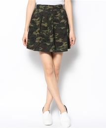 WEGO | WEGO/迷彩柄タックフレアスカート(スカート)