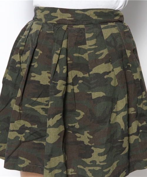 WEGO（ウィゴー）の「WEGO/迷彩柄タックフレアスカート（スカート・レディース・その他1・FREE）」の9枚目の写真