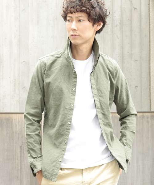 junhashimoto（ジュンハシモト）の「MILITARY STAND SHIRT（シャツ