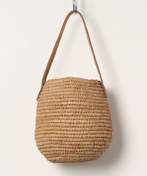 La TOTALITE（ラトータリテ）の「LE VOYAGE ENPANIE バケツ型カゴバッグ（かごバッグ・レディース・レッド/イエロー/ベージュ・FREE）」の7枚目の写真