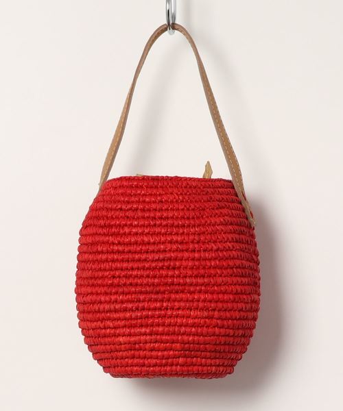 La TOTALITE（ラトータリテ）の「LE VOYAGE ENPANIE バケツ型カゴバッグ（かごバッグ・レディース・レッド/イエロー/ベージュ・FREE）」の8枚目の写真