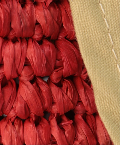 La TOTALITE（ラトータリテ）の「LE VOYAGE ENPANIE バケツ型カゴバッグ（かごバッグ・レディース・レッド/イエロー/ベージュ・FREE）」の18枚目の写真