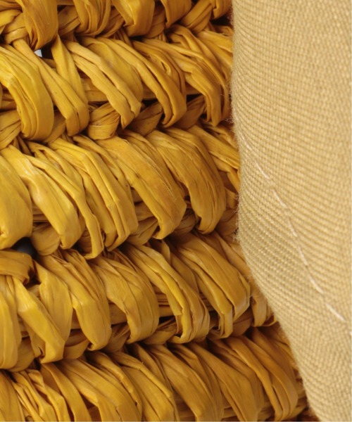 La TOTALITE（ラトータリテ）の「LE VOYAGE ENPANIE バケツ型カゴバッグ（かごバッグ・レディース・レッド/イエロー/ベージュ・FREE）」の19枚目の写真