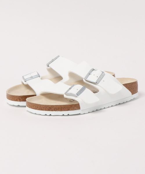 BIRKENSTOCK（ビルケンシュトック）の「BIRKEN STOCK Arizona（アリゾナ）（サンダル・メンズ・ブラック/ホワイト・L/M/S）」の2枚目の写真