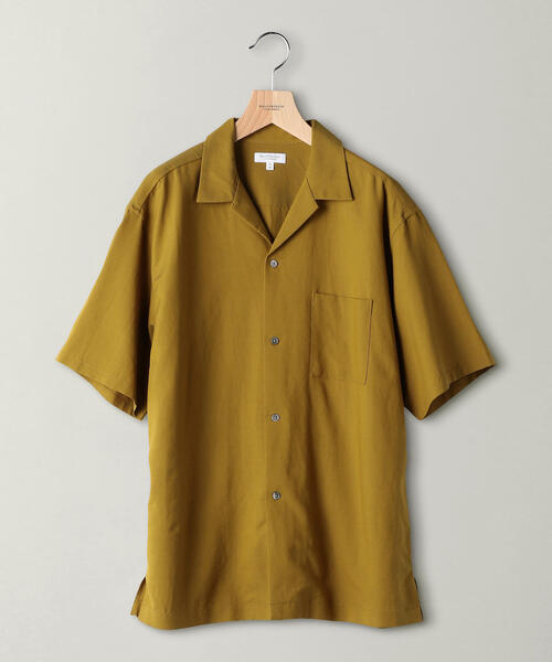 BEAUTY&YOUTH UNITED ARROWS(ビューティーアンドユースユナイテッドアローズ)の「BY ハイツイスト オープンカラー ワイドフォルムシャツ(シャツ/ブラウス・メンズ・ネイビー/オリーブ/マスタード・SMALL/MEDIUM/LARGE/X-LARGE)」の16枚目の写真