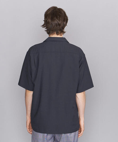 BEAUTY&YOUTH UNITED ARROWS(ビューティーアンドユースユナイテッドアローズ)の「BY ハイツイスト オープンカラー ワイドフォルムシャツ(シャツ/ブラウス・メンズ・ネイビー/オリーブ/マスタード・SMALL/MEDIUM/LARGE/X-LARGE)」の10枚目の写真
