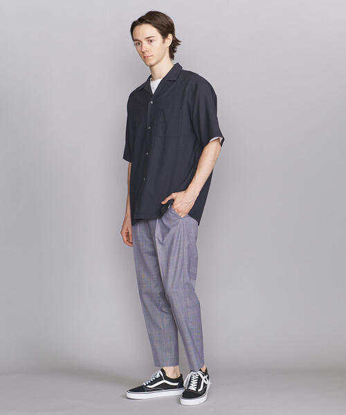 BEAUTY&YOUTH UNITED ARROWS(ビューティーアンドユースユナイテッドアローズ)の「BY ハイツイスト オープンカラー ワイドフォルムシャツ(シャツ/ブラウス・メンズ・ネイビー/オリーブ/マスタード・SMALL/MEDIUM/LARGE/X-LARGE)」の17枚目の写真