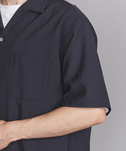 BEAUTY&YOUTH UNITED ARROWS(ビューティーアンドユースユナイテッドアローズ)の「BY ハイツイスト オープンカラー ワイドフォルムシャツ(シャツ/ブラウス・メンズ・ネイビー/オリーブ/マスタード・SMALL/MEDIUM/LARGE/X-LARGE)」の11枚目の写真