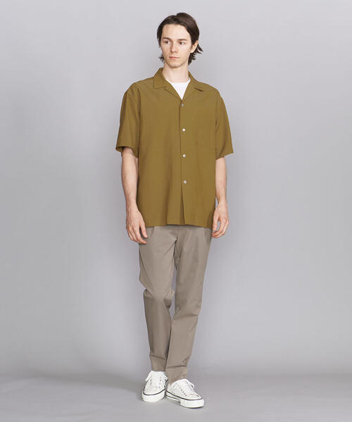 BEAUTY&YOUTH UNITED ARROWS(ビューティーアンドユースユナイテッドアローズ)の「BY ハイツイスト オープンカラー ワイドフォルムシャツ(シャツ/ブラウス・メンズ・ネイビー/オリーブ/マスタード・SMALL/MEDIUM/LARGE/X-LARGE)」の13枚目の写真