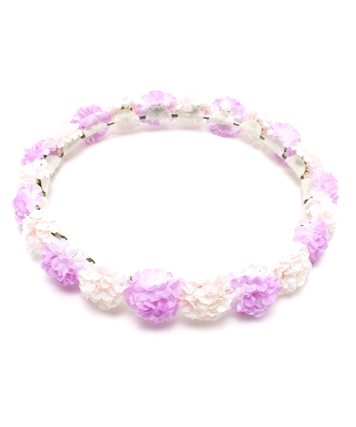 WEGO（ウィゴー）の「WEGO/フラワーヘアバンド（ヘアバンド・レディース・ホワイト/パープル/ピンク/イエロー・FREE）」の5枚目の写真