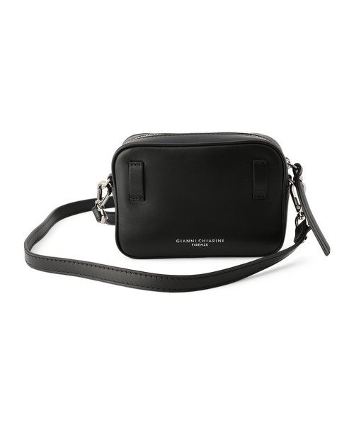 GIANNI CHIARINI デュアS ブラック 2WAY ポーチ付 GIANNI CHIARINI デュアS ブラック 2WAY ポーチ付 GIANNICHIARINI 2way
