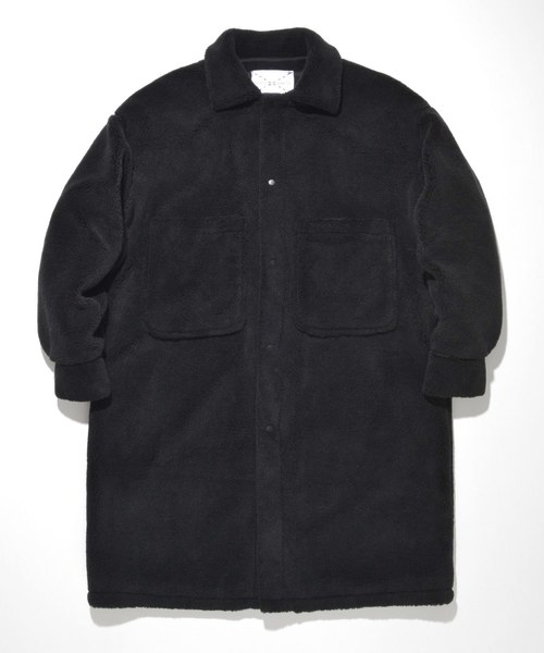 SUPERTHANKS(スーパーサンクス)の「ボアビックシャツコート(その他アウター・メンズ・サックスブルー/ベージュ/カーキ/ブラック・MEDIUM/LARGE/SMALL)」の10枚目の写真