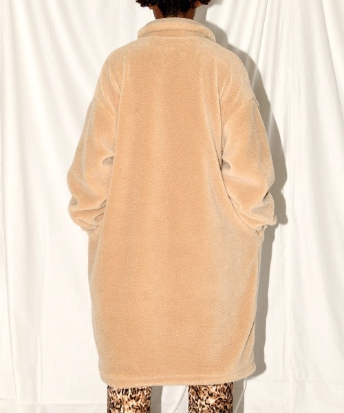 SUPERTHANKS(スーパーサンクス)の「ボアビックシャツコート(その他アウター・メンズ・サックスブルー/ベージュ/カーキ/ブラック・MEDIUM/LARGE/SMALL)」の19枚目の写真