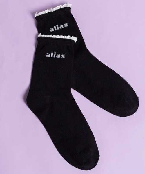 Wego ウィゴー の Wego Aliasロゴレースソックス ソックス 靴下 Wear