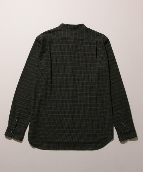 ADAM ET ROPE'（アダムエロペ）の「クラシックチェック バンドカラーシャツ（シャツ/ブラウス・メンズ・ダークブラウン/イエロー/スミクロ・LL/M/L）」の10枚目の写真